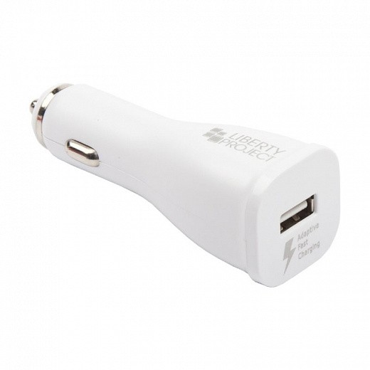 Купить АЗУ «LP» Fast Charge с выходом USB + кабель USB Type-C 9V-1,67A (белое/коробка)
