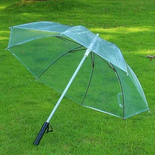 Купить Прозрачный светящийся зонт