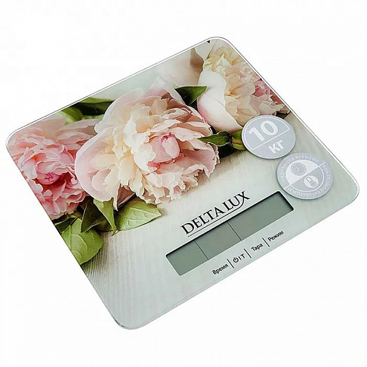 Купить Весы настольные электронные DELTA LUX DE-006КЕ «Цветы» Delta
