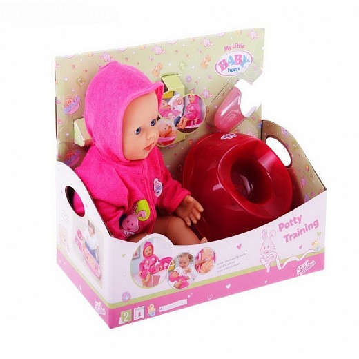 Купить Кукла быстросохнущая Baby Born, с горшком и бутылочкой, 32 см