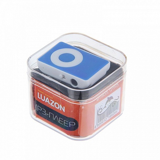 Купить MP3-плеер Luazon LMP-01, АКБ, MicroSD, MiniUSB 5pin, цвет микс