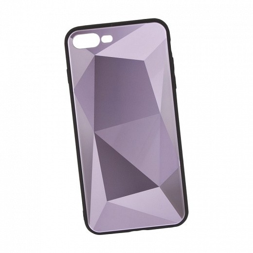 Купить Защитная крышка «LP» для iPhone 7 Plus/8 Plus «Diamond Glass Case» (фиолетовый бриллиант/коробка)