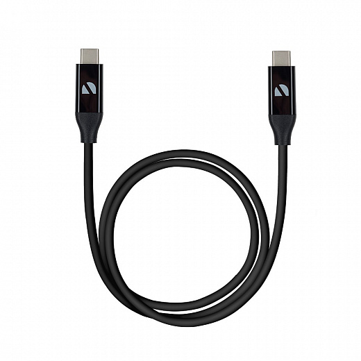 Купить Дата-кабель USB4, USB-C - USB-C, 0,8 м, черный, Deppa