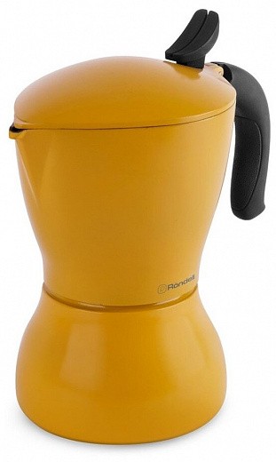 Купить Гейзерная кофеварка Rondell Sole RDA-1116/RDS-1116 (450 мл), желтый
