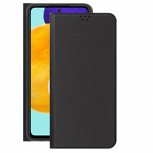 Купить Чехол Book Cover для Samsung Galaxy A72 (2021), черный, PET синий, Deppa