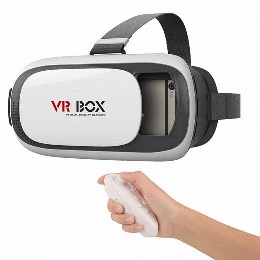Купить VR Box 2.0 c пультом - виртуальные очки - шлем