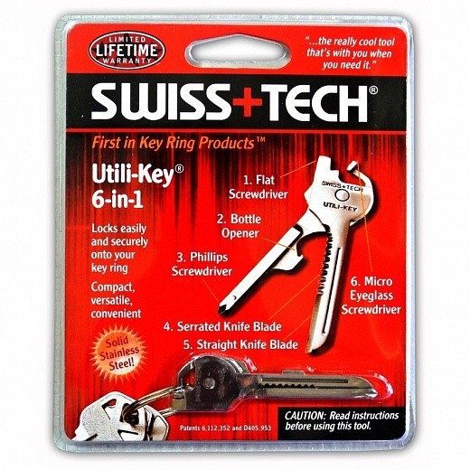 Купить Swiss Tech - ключ берелок мультитул 6 в 1
