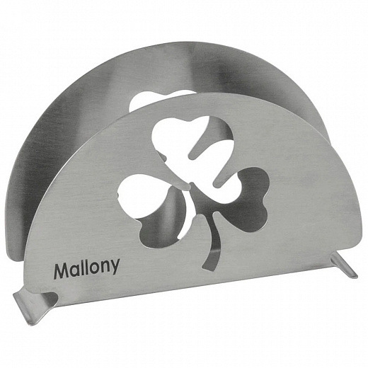 Купить Держатель для салфеток Mallony FOGLIO из нержавеющей стали (клевер)