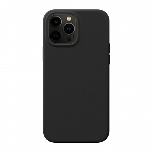 Купить Чехол Liquid Silicone Pro Magsafe для Apple iPhone 13 Pro Max, черный, картон, Deppa