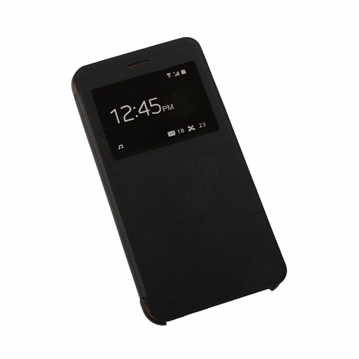 Купить Чехол для iPhone 6/6s Plus «LP» раскладной с окошком (черный) коробка