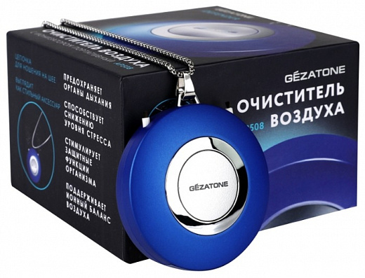 Купить Очиститель воздуха с ионизатором, портативный AP508 iDefender Gezatone