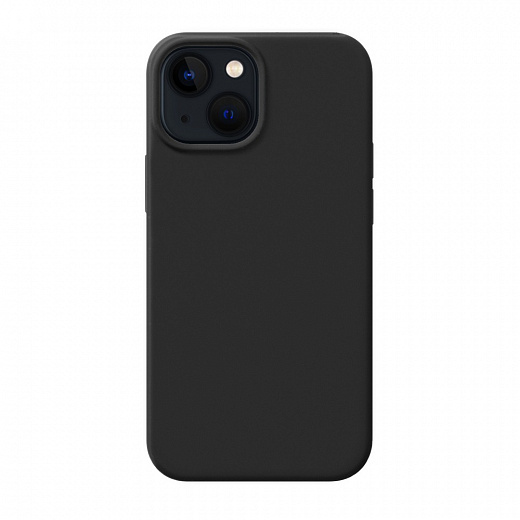 Купить Чехол Liquid Silicone Pro Magsafe для Apple iPhone 13 mini, черный, картон, Deppa