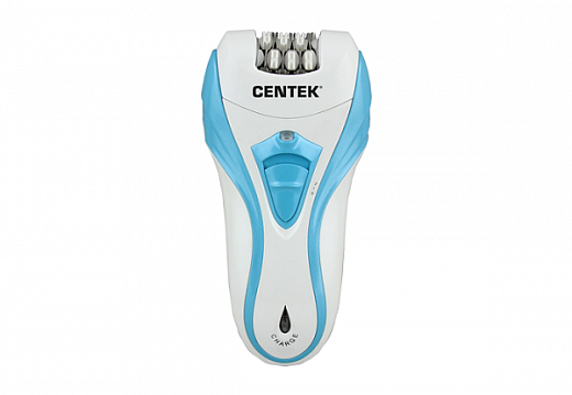 Купить Эпилятор Centek CT-2191 синий+ белый 10 Вт, 2 насадки (+бритва), 2 скорости