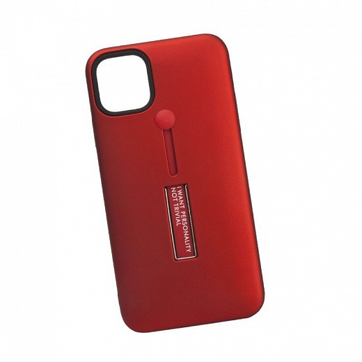 Купить Защитная крышка «LP» для iPhone 11 Pro Max Hard TPU Case «I WANT PERSONALITY...» (красный)