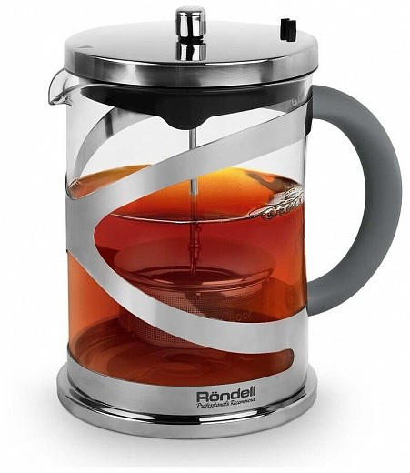 Купить Rondell Заварочный чайник Crystal Grey RDS-1061 1 л, серый