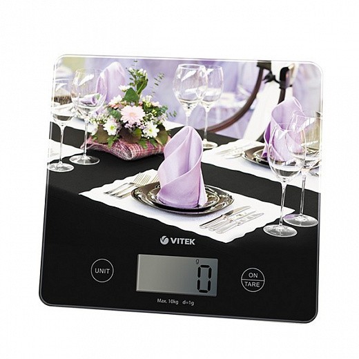 Купить Кухонные весы Vitek (размер платформы 20,0x18,5 см) VT-2429(MC)