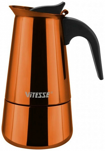Купить Гейзерная кофеварка Vitesse VS-2646 (0.23 л), медный | Мелеон