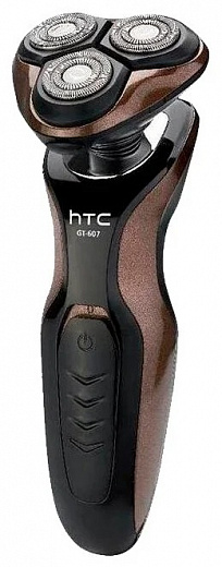 Купить HTC GT-607 Бритва электрическая HTC (3 Вт, Нет, Аккумулятор, Коричневый)