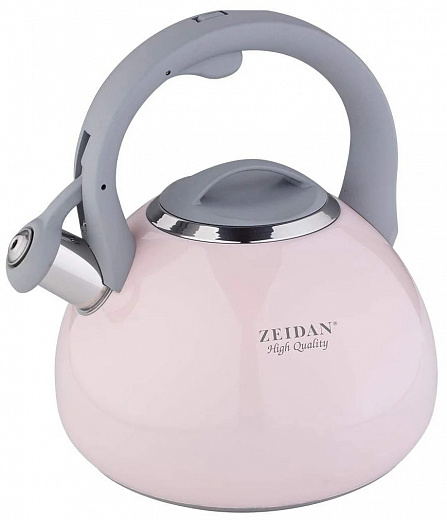 Купить Zeidan Чайник со свистком Z-4250, 3 л, розовый