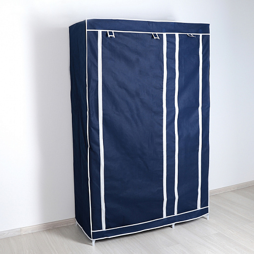 Купить Шкаф для одежды, 108×43×172 см, цвет синий