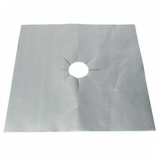 Купить Экран для газовой плиты из фольги, серебристый | Мелеон