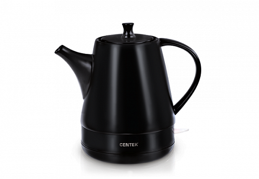 Купить Чайник электрический Centek CT-0063 Black &lt;Astana&gt; 1.2л, 1500W, чёрная керамика, матовый корпус