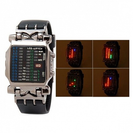 Купить Брутальные LED часы - японский дизайн «Краб»