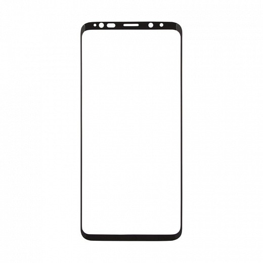 Купить Защитное стекло «LP» для Samsung Galaxy S9 Plus 3D Full Glue Glass с рамкой 0,33 мм, 9H (черное)