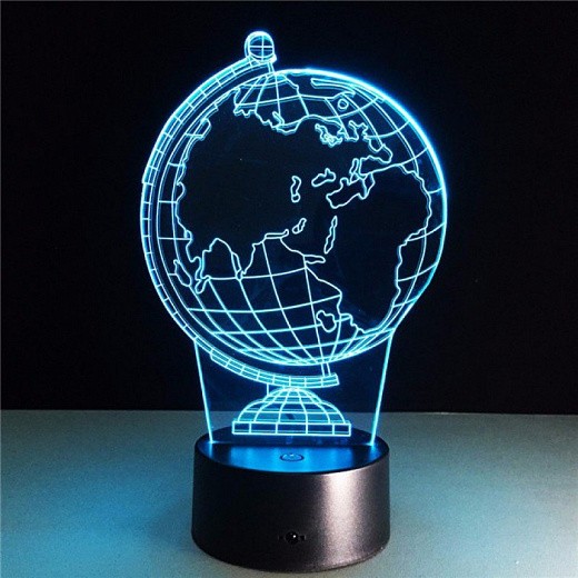 Купить Светильник 3D - Глобус