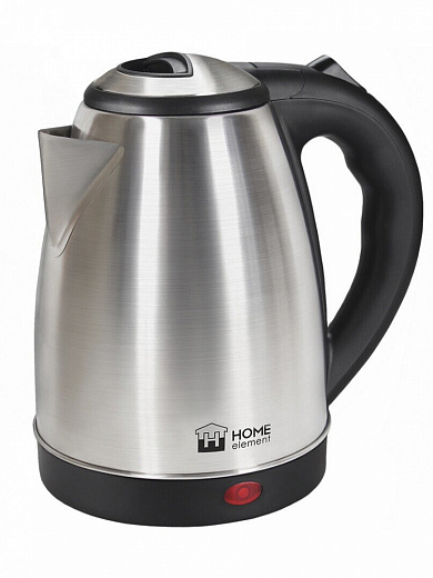Купить Чайник Home Element HE-KT-177, черный/серебристый