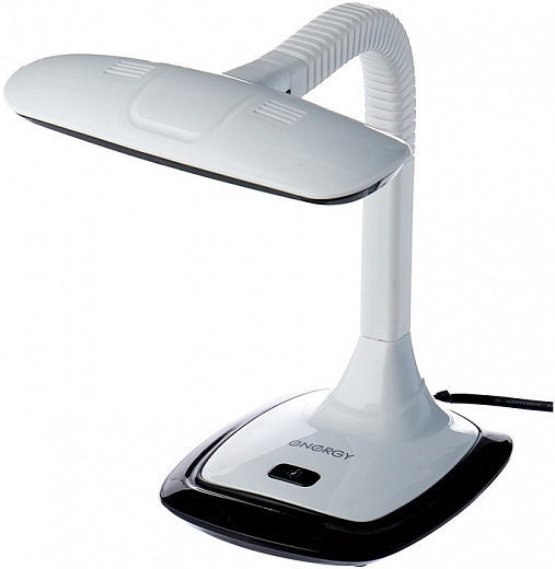 Купить Лампа офисная светодиодная Energy  бело-черная, 5 Вт, цвет арматуры: белый, цвет плафона/абажура: белый