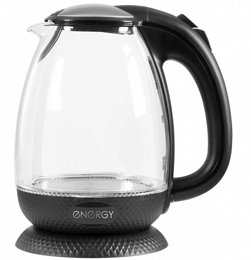 Купить Чайник ENERGY E-250 (1,7 л) стекло, пластик цвет черный