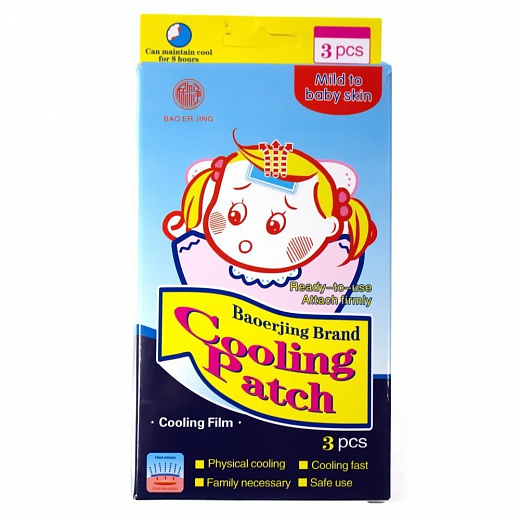 Купить Жаропонижающий пластырь Cooling Patch, 3 шт