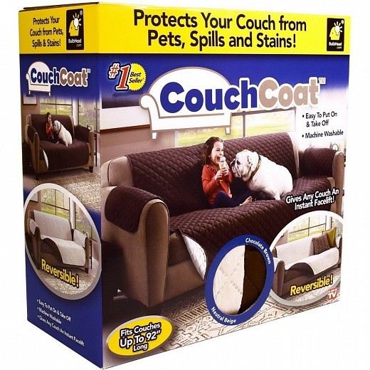 Купить  Двустороннее покрывало для кресла Couch coat