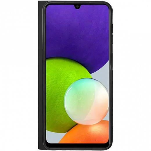 Купить Чехол Book Cover Silk Pro для Xiaomi Redmi Note 10 Pro, черный, PET синий, Deppa