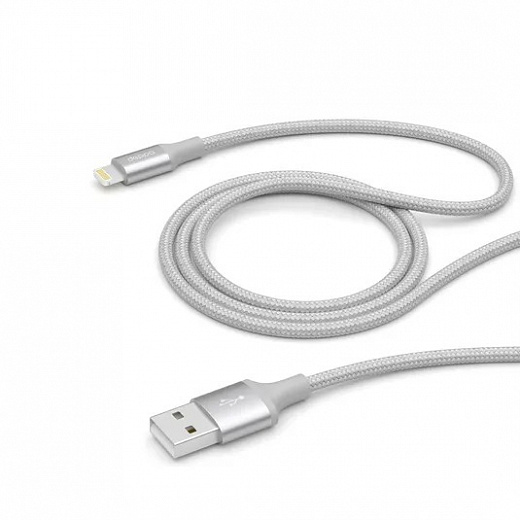 Купить Кабель Deppa Alum USB - Lightning MFI 1.2 м, серебро