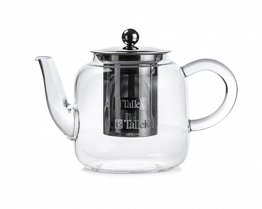 Купить Taller Заварочный чайник Тайрон TR-1371 800 мл, прозрачный