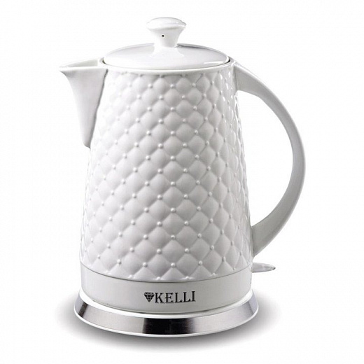 Купить Чайник электрический KELLI KL-1340, керамический, объём 1.8 л .