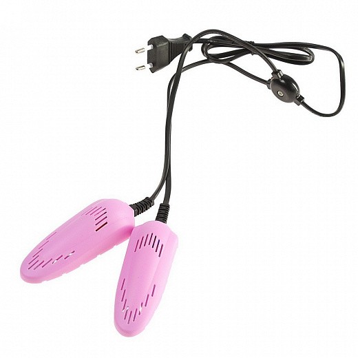 Купить Сушилка для обуви LuazOn LSO-08, 12 Вт, индикатор работы, детская, розовая