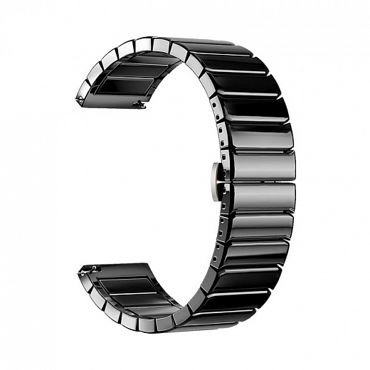Купить Ремешок Band Steel для Apple Watch 38/40 mm, нержавеющая сталь, черный, Deppa