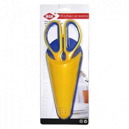 Купить Кухонные ножницы S-5199 с магнитным держателем в подставке