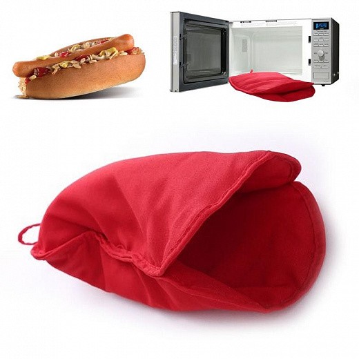 Купить Мешочек для приготовления Хот дога за 1 мин Microwave Hotdog Cooker