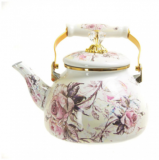 Купить Чайник Kelli KL-4483 3,0л Эмаль носик со свистком и защитным ...