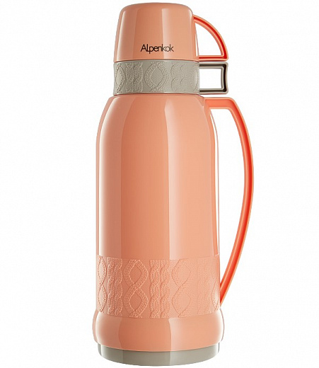 Купить Термос Alpenkok AK-18002S 1 коралловый с серым 1,8л