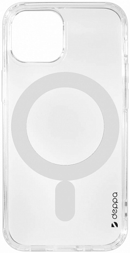 Купить Чехол Gel Pro Magsafe для Apple iPhone 13 mini, прозрачный, картон, Deppa