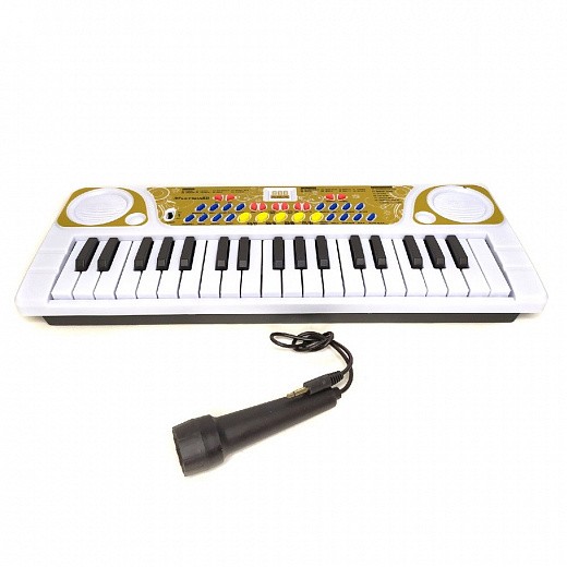 Детский синтезатор с микрофоном KeyBoard