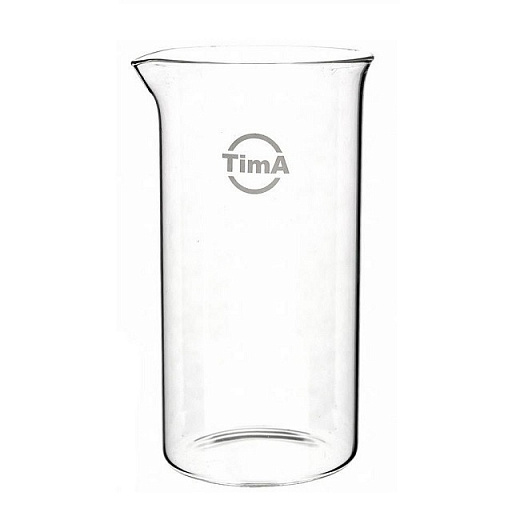 Купить Запасная колба Z-1000 TimA для френч-пресса 1000мл, боросиликатное стекло