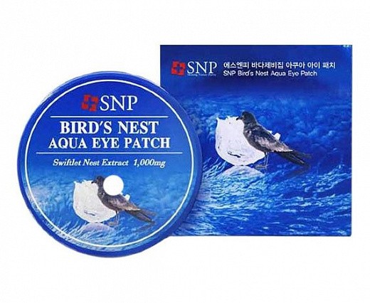 Купить Гидрогелевые патчи для глаз SNP Bird's Nest с экстрактом гнезда ласточки