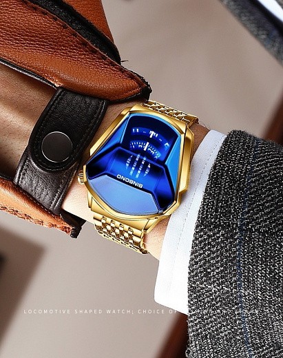 Купить Мужские наручные часы геометрической формы