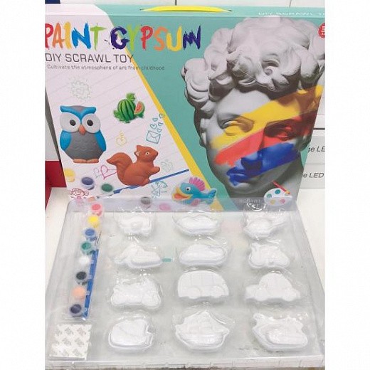 Купить Детский набор для окрашивания гипса Gypsum Paint 